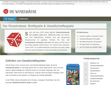 Tablet Screenshot of diewuselmaeuse.de